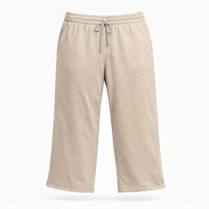 NWT Velocity Active Khaki Cropped Pocket Joggers Pants XL​​​​​